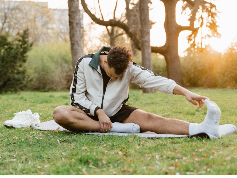 My brother exercises regularly to be healthy and improve his sleep quality